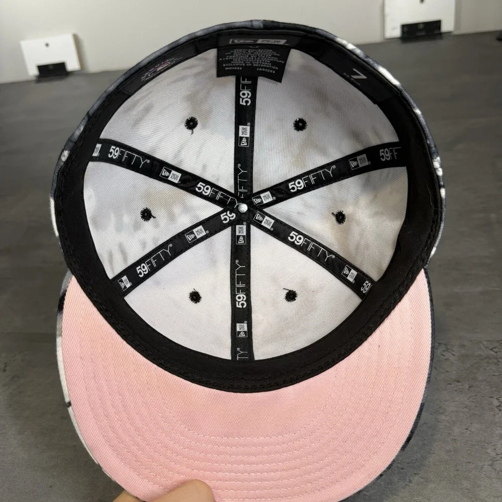 Chicago White Sox Hat‎ New Era Cap 7 Black Gray White Tie Dye 59Fifty Cap Fitted